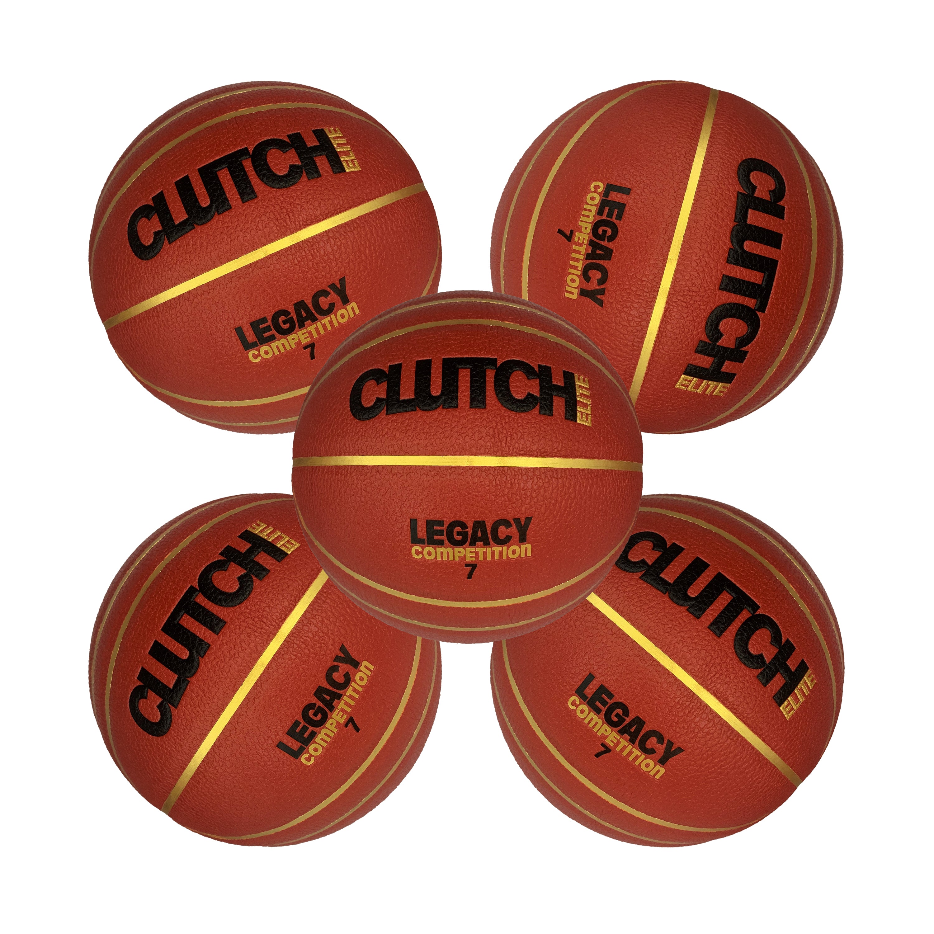 'Legacy Competition' - Basketball Bundle Deal (x5 Balls)
