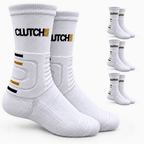 CourtCloud Bamboo Basketball Socks – Bundle (4 Pack Deal)