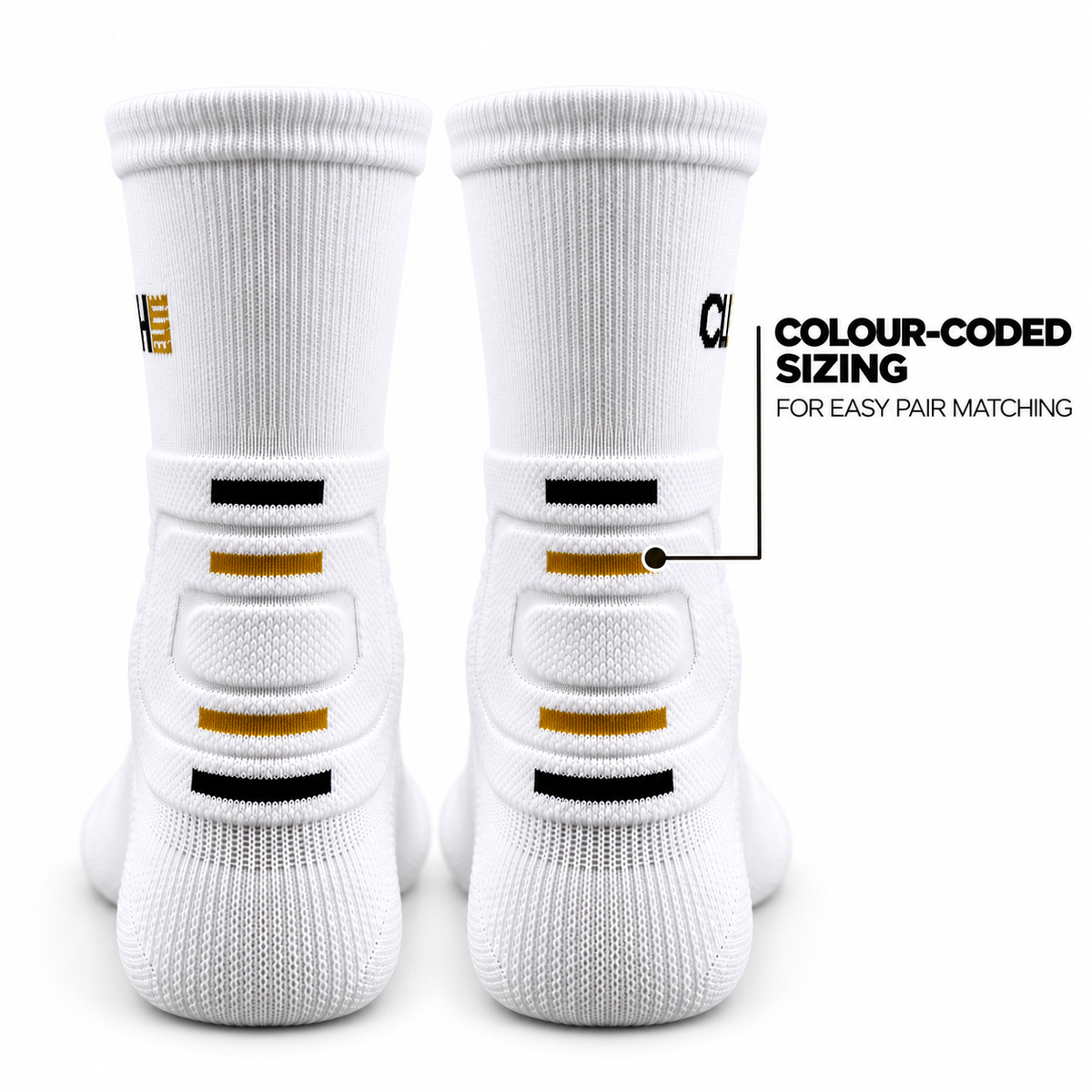 CourtCloud Bamboo Basketball Socks – Padded Sports Crew Socks