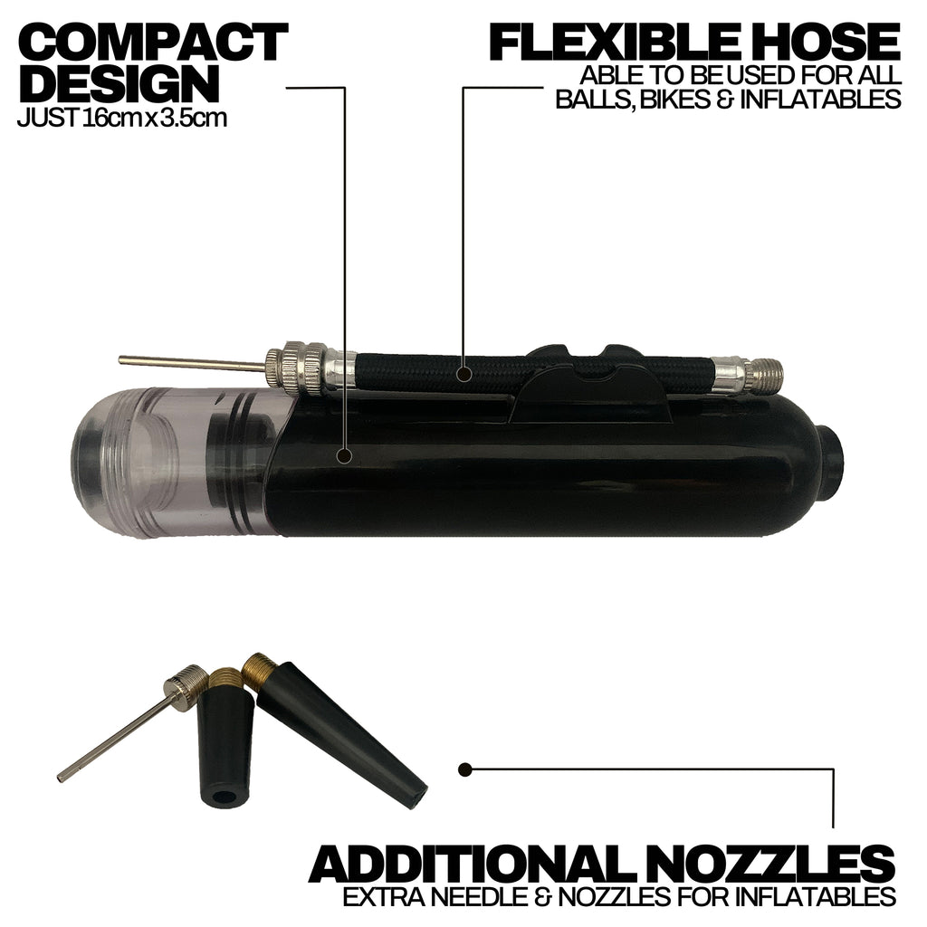 Basketball Accessories Bundle - Towel, Pump & Drink Bottle