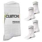 Bamboo Basketball Socks – Padded Sports Crew Socks Bundle (4 Pack Deal)